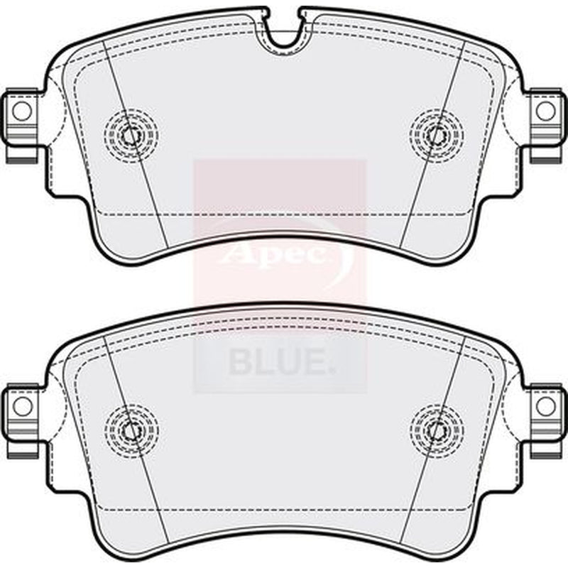 Apec Rear Brake Pad Set PD3776