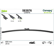 Valeo Driver side Wiper Blades 583976