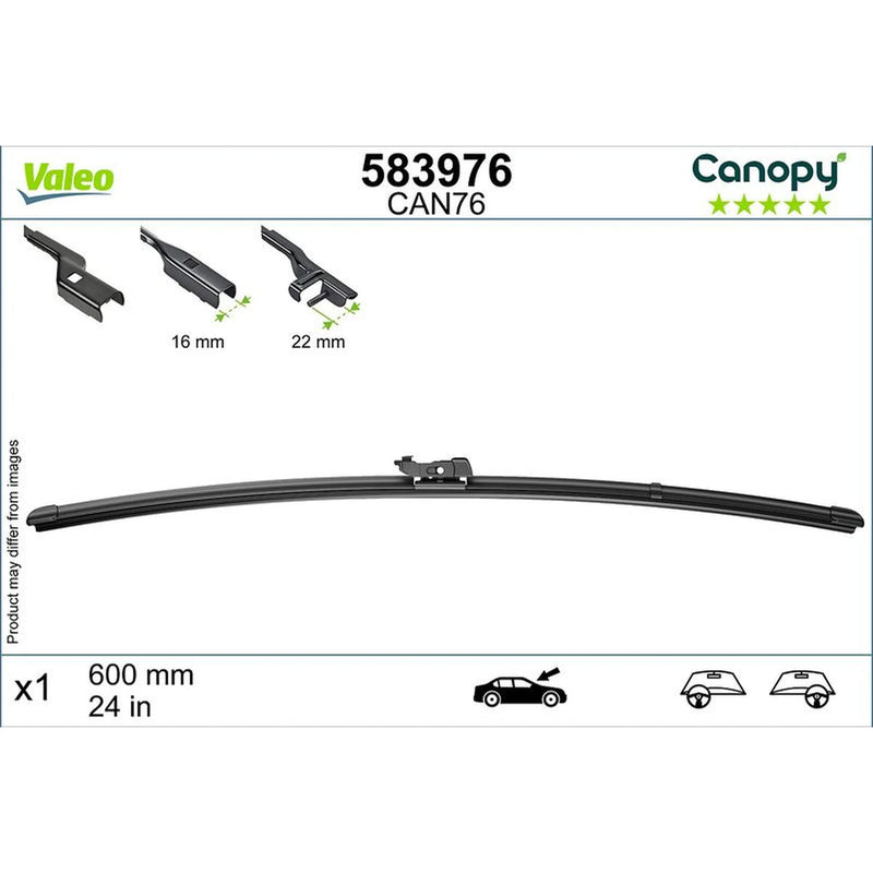 Valeo Driver side Wiper Blades 583976