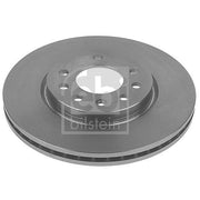Febi 2 x Internally Vented Front Brake Discs 10745