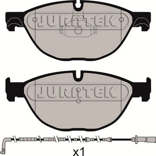 Juratek Front Brake Pad Set JCP8024