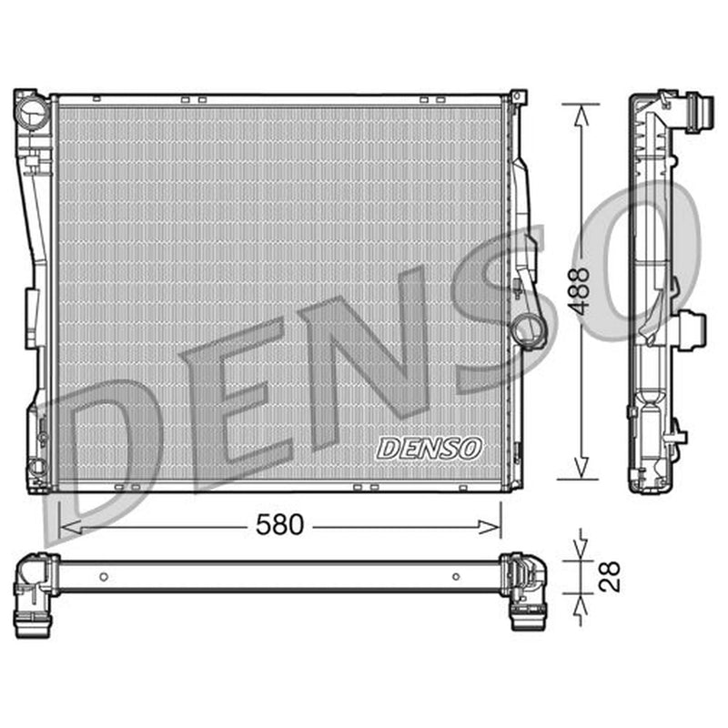 Denso Engine Radiator DRM05090