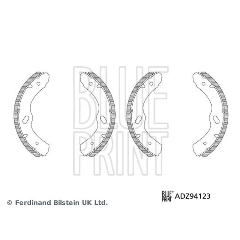 Blue Print Brake Shoe Set Axle Kit ADZ94123