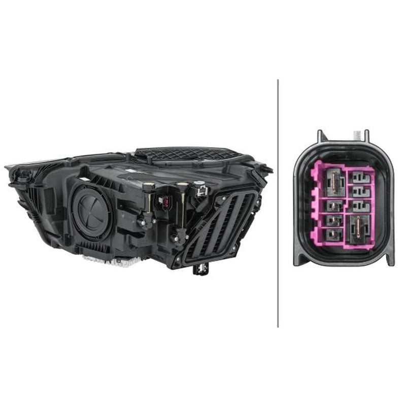 Hella Headlight Headlamp LED Right 1LX 354 870-161