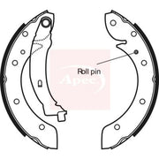Apec Brake Shoe Set Axle Kit SHU570