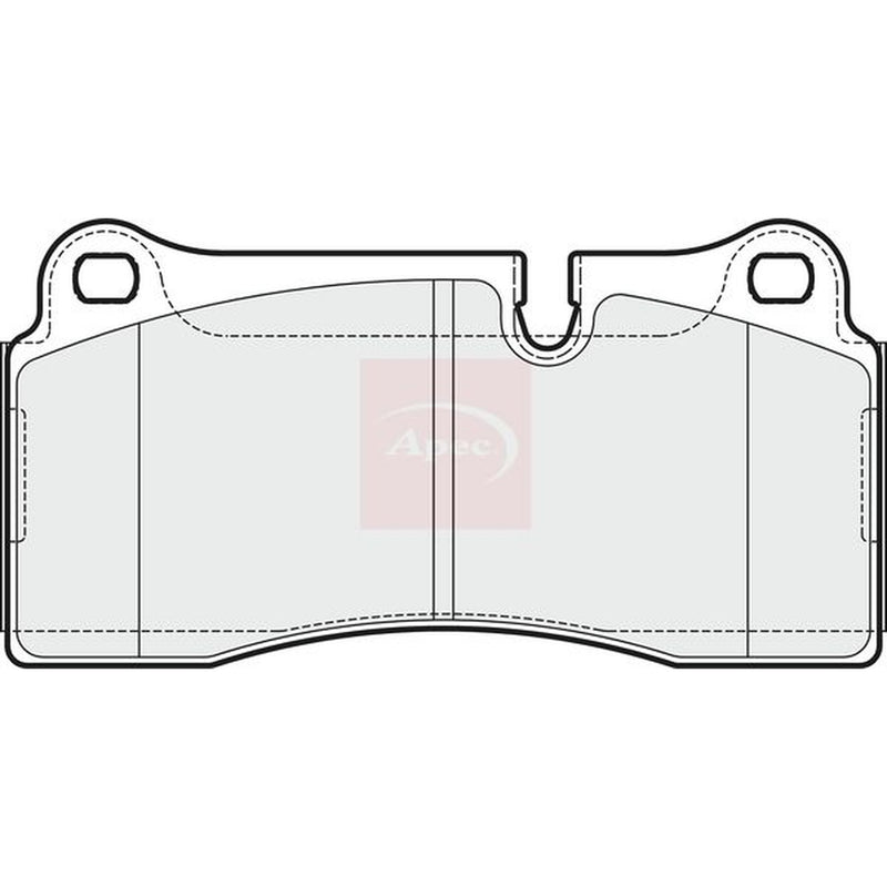 Apec Rear Brake Pad Set PAD2040