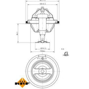 NRF Thermostat,Coolant 725077