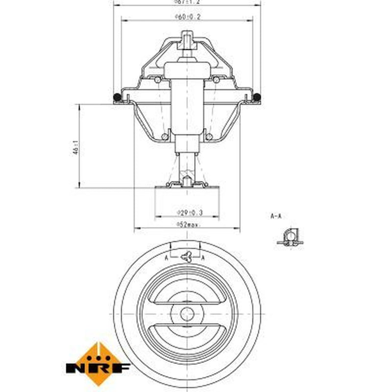 NRF Thermostat,Coolant 725077