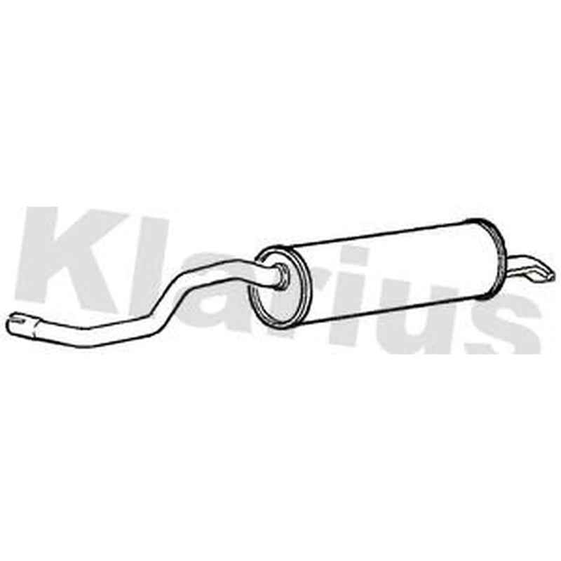 Klarius Box With Tail Pipe Rear SK121K