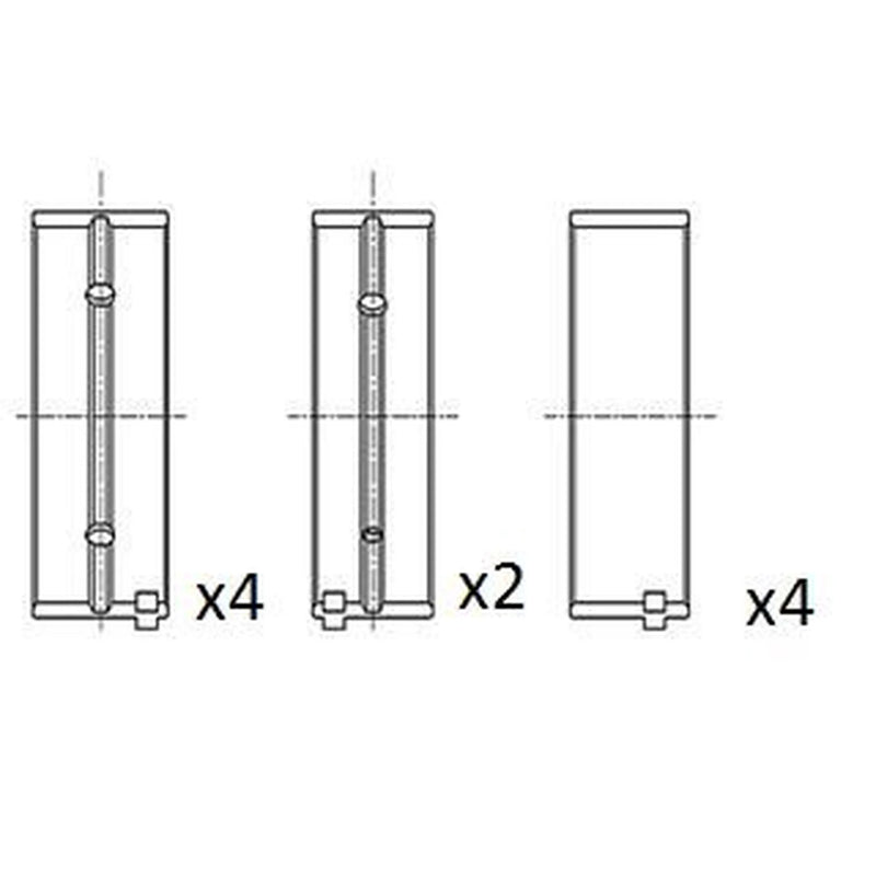 FAI Main Bearing Set 57.7mm BM1043-020