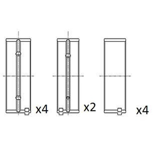 FAI Main Bearing Set 57.7mm BM1043-STD