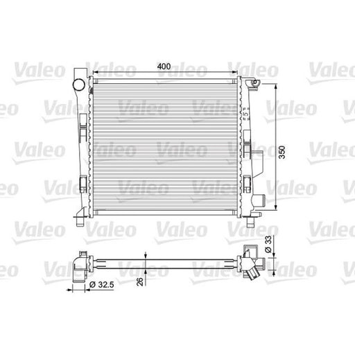 Valeo Engine Radiator 701724