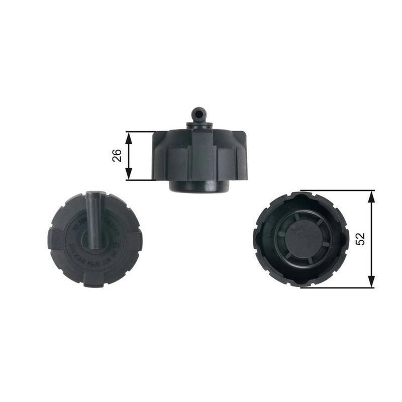 Gates Coolant Expansion Tank Cap Right RC213