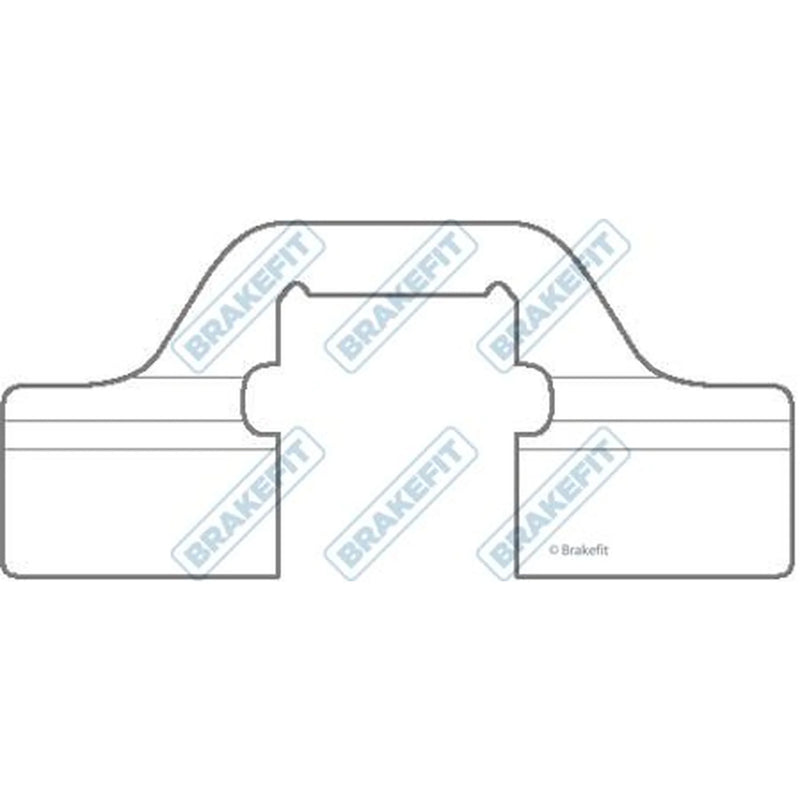 Apec Brake Pad Accessory Fitting Kit Rear BKT1008