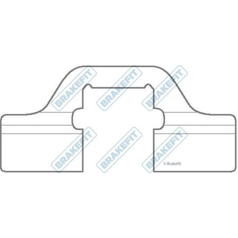 Apec Brake Pad Accessory Fitting Kit Rear BKT1008