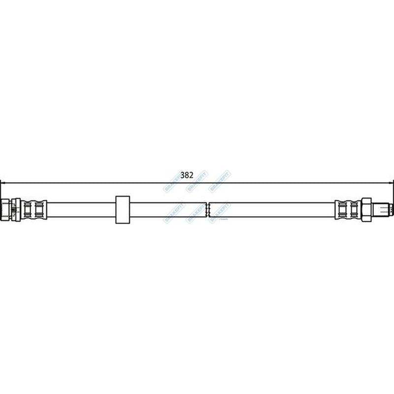 Apec Brake Hydraulic Hose Line Rear BHO4168