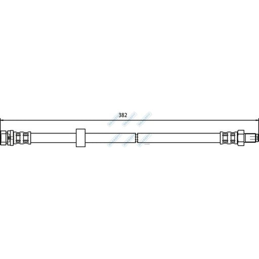 Apec Brake Hydraulic Hose Line Rear BHO4168