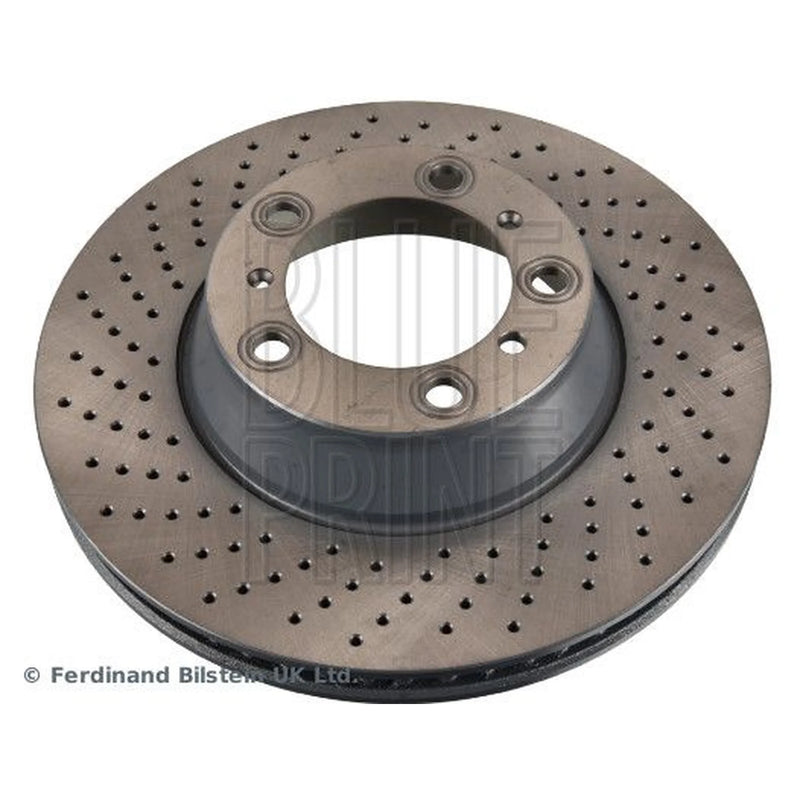 Blue Print 2 x Perforated/Vented Rear Brake Discs ADBP430114
