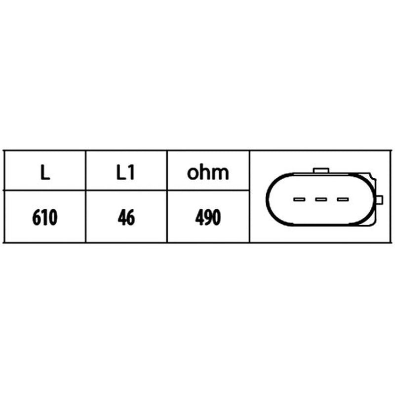 Hella Crankshaft Position Sensor 6PU 009 146-541
