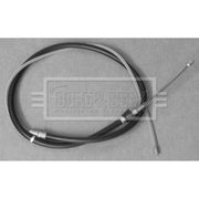 Borg & Beck Handbrake Cable Left Rear BKB3240