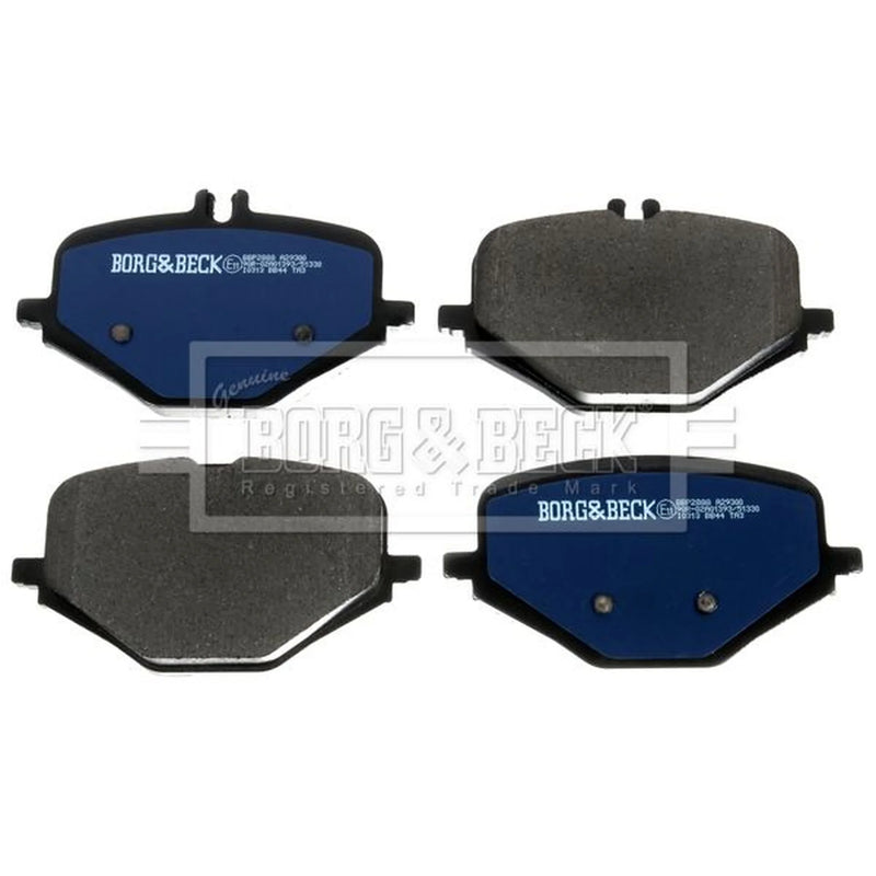 Borg & Beck 4 x Rear Brake Pad Set BBP2888
