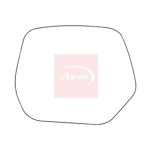 Apec Exterior Wing Mirror Glass Left AMS2742