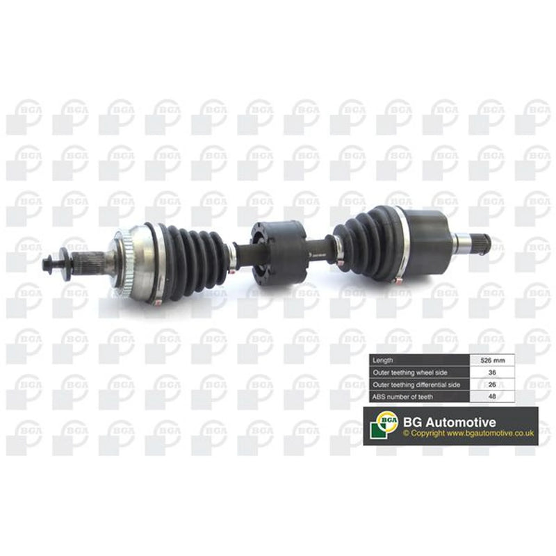 BGA CV Drive Shaft Driveshaft Front Left DS9707LA
