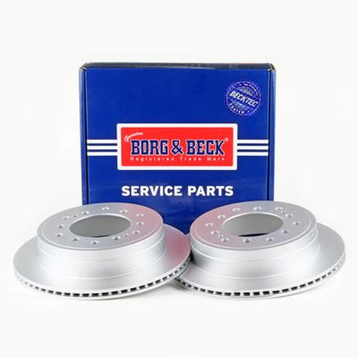 Borg & Beck 2 x Vented Rear Brake Discs BBD5111