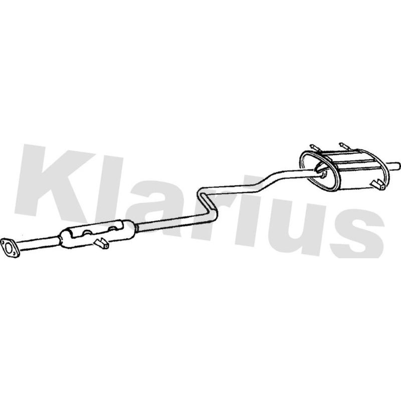 Klarius Box With Tail Pipe Rear SZ45Q