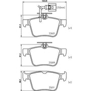 DON Rear Brake Pad Set PCP2110