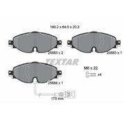 Textar Front Brake Pad Set 2568301