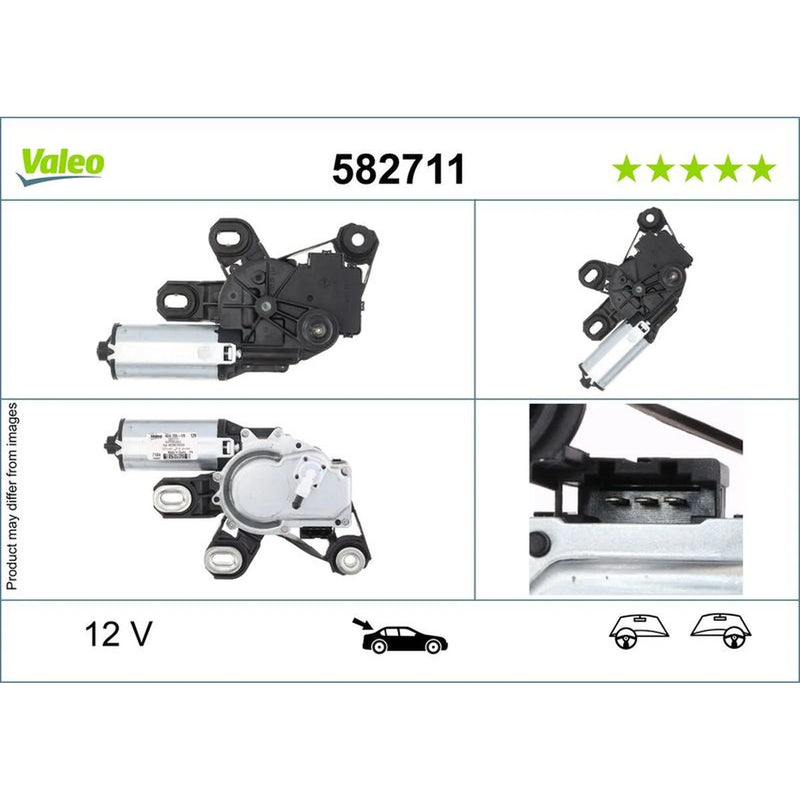 Valeo Front/Rear Wiper Motor Left Rear 582711
