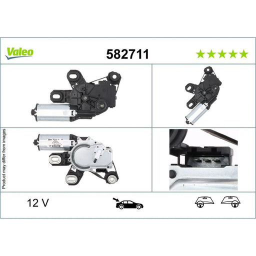 Valeo Front/Rear Wiper Motor Left Rear 582711