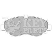 Key Parts 4 x Front Brake Pad Set KBP1974
