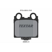 Textar Rear Brake Pad Set 2342901