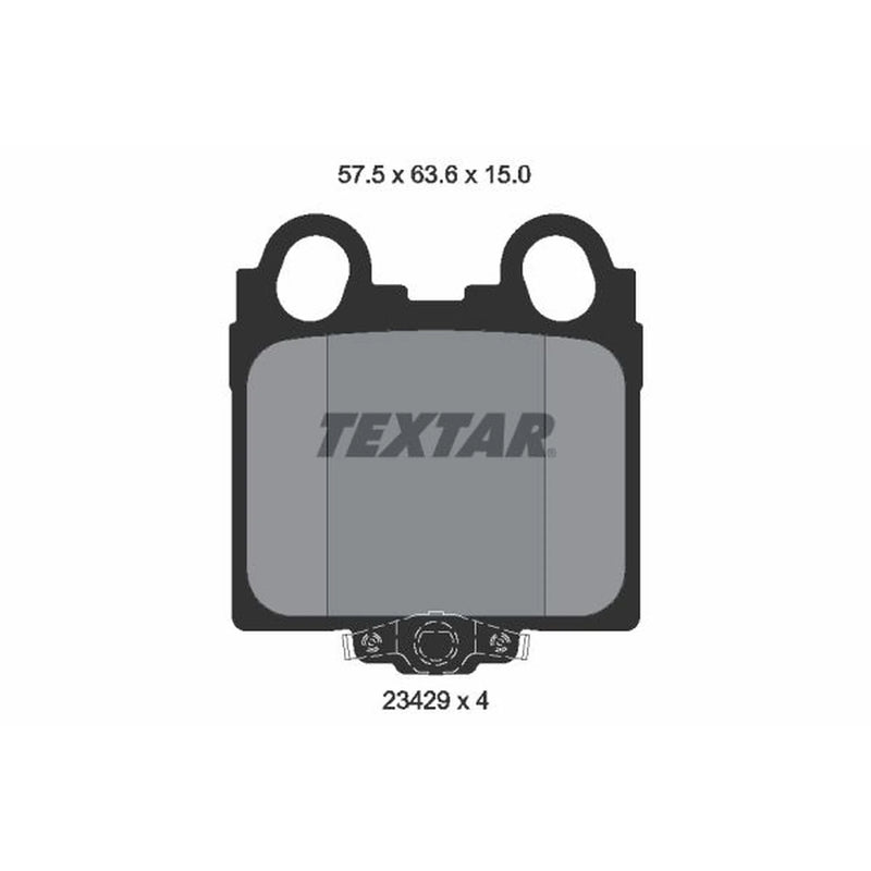 Textar Rear Brake Pad Set 2342901