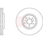 Apec 2 x Front Brake Discs DSK3196