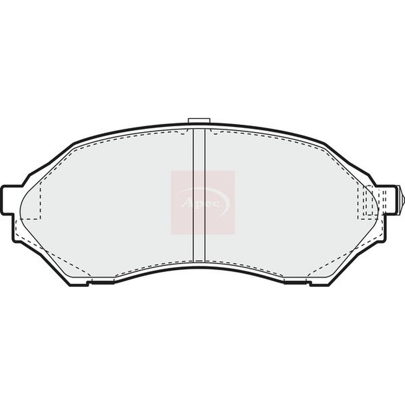 Apec Front Brake Pad Set PAD1081