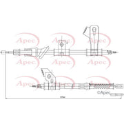 Apec Handbrake Cable Right Rear CAB1301