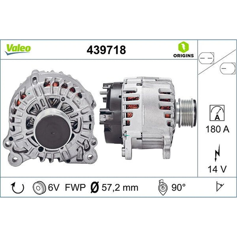 Valeo Car Alternator 12V 439718