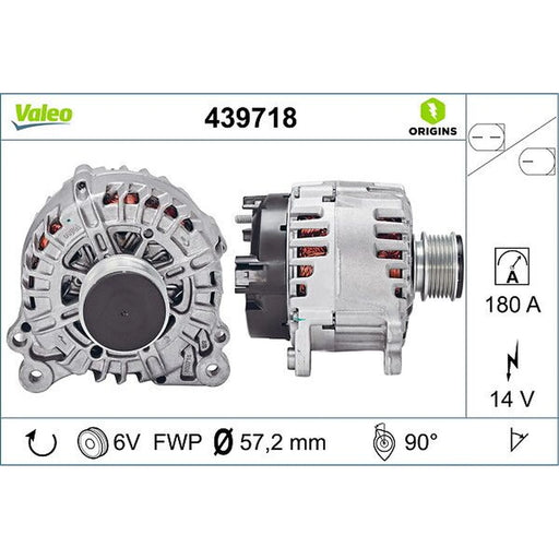 Valeo Car Alternator 12V 439718