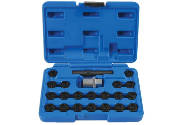 Laser Tools Locking Wheel Nut Key Set 22pc - for BMW - PL