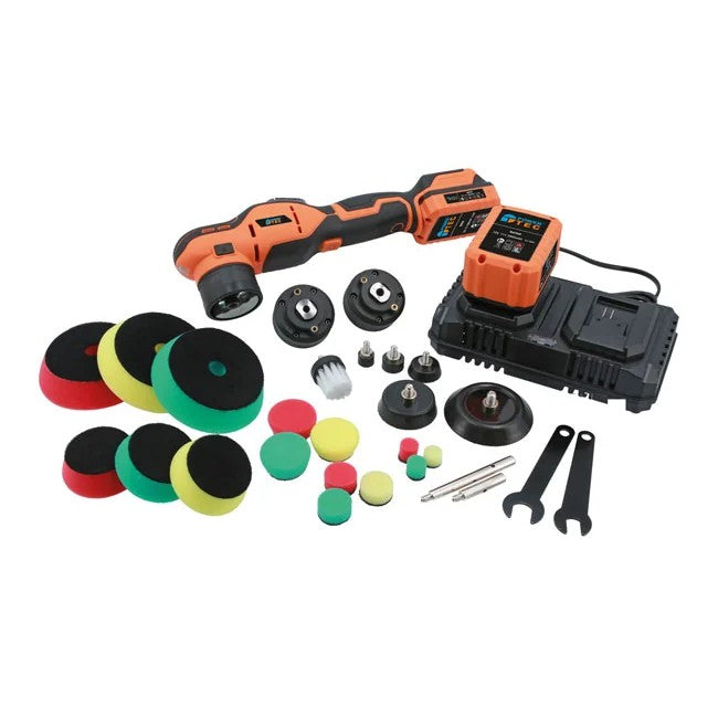 Power-TEC Multi-Head Cordless Polisher Kit 12V - PPL