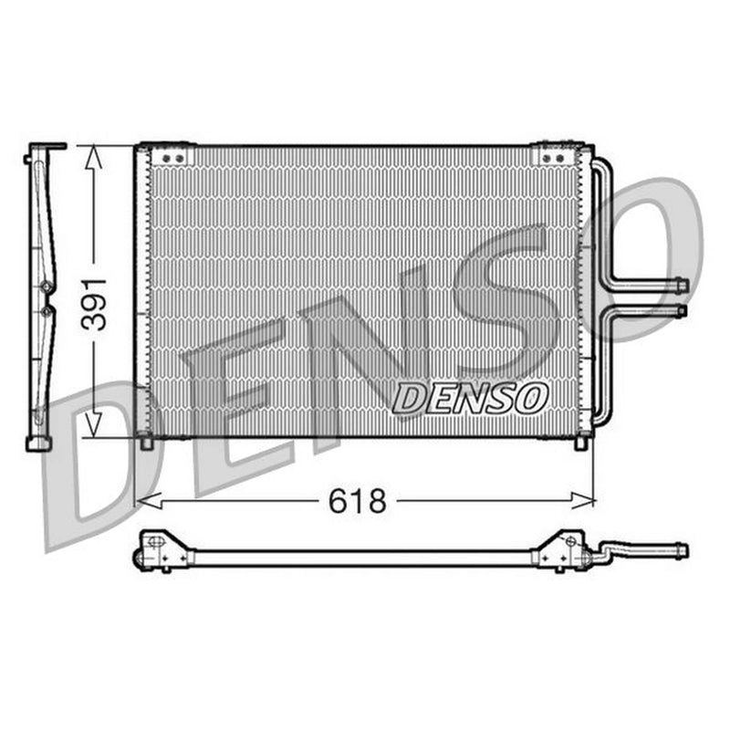 Denso Air Conditioning Condenser DCN23020