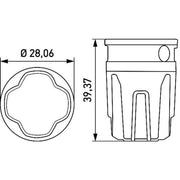Hella Strobe-Type Beacon High 2XD 014 564-011
