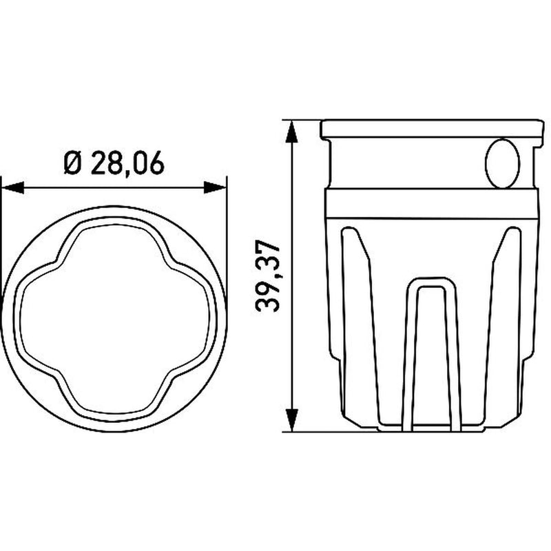 Hella Strobe-Type Beacon High 2XD 014 564-011