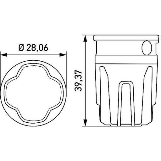 Hella Strobe-Type Beacon High 2XD 014 564-011