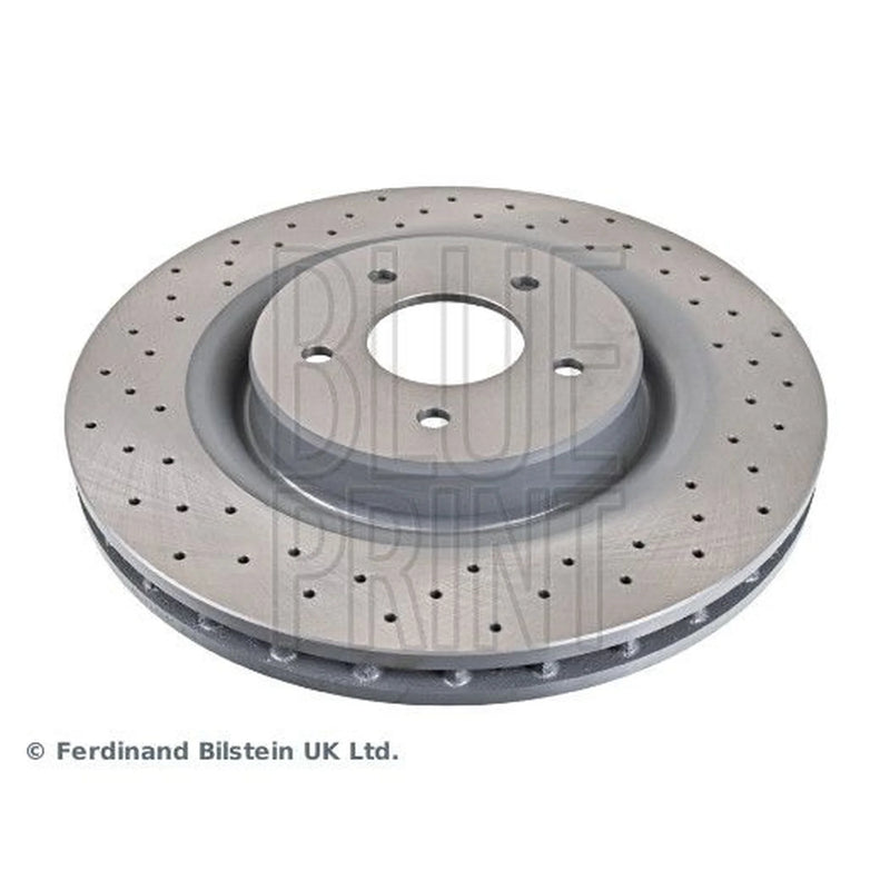 Blue Print 2 x Perforated/Vented Front Brake Discs ADJ134340