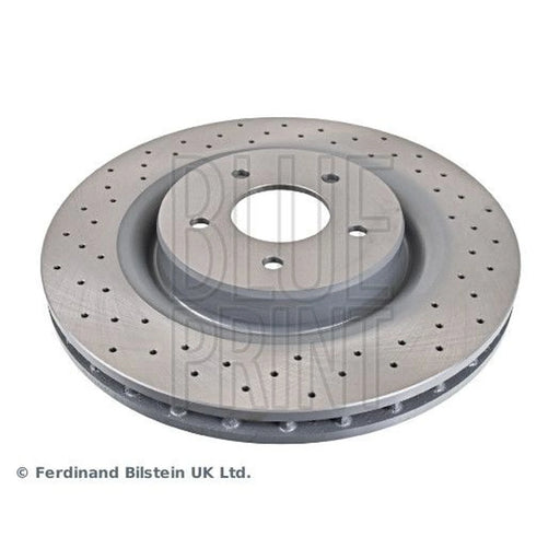 Blue Print 2 x Perforated/Vented Front Brake Discs ADJ134340
