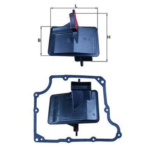 Mahle Automatic Transmission Hydraulic Filter HX 166D